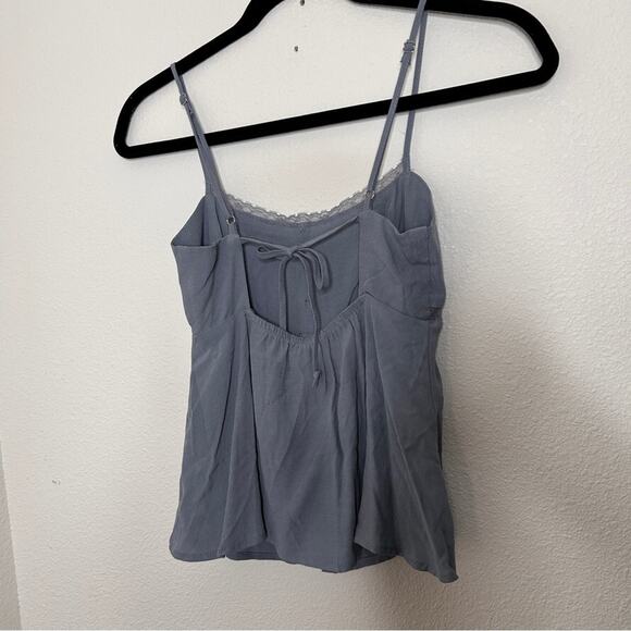Target Wild Fable Trim Babydoll Cami/ Slate Blue/ Size XXS - Picture 7 of 9